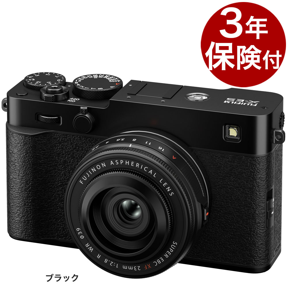 [3ǯ�ݸ���] FUJIFILM X-E5 XF23mmF2.8R WR��󥺥��å� �֥�å�F X-E5LK-23-B JP������С�F X-E5LK-23-S JP XE5 Lens Kit �ߥ顼�쥹��� ɸ���󥺥��åȡ�1-3�Ķ������ȯ����