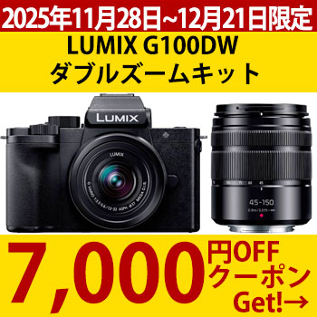 LUMIX DC-G100DW ミラーレス一眼レフ(ダブルズームレンズキット) LUMIX DC-G100DW ダブルズームレンズキットの製品画像 - 価格.com