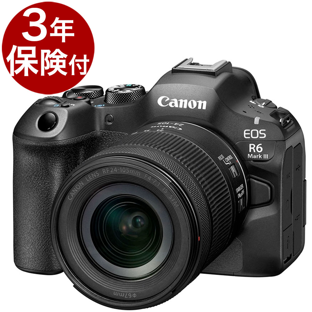 [3ǯ�ݸ���]����Υ� EOS R6 MarkIII RF24-105 IS STM ��󥺥��åȡ��ե륵�����ߥ顼�쥹��㥫����󥺥��å� Canon ������R6�ޡ���3+RF24-105mm F4-7.1 IS STM Lens Kit