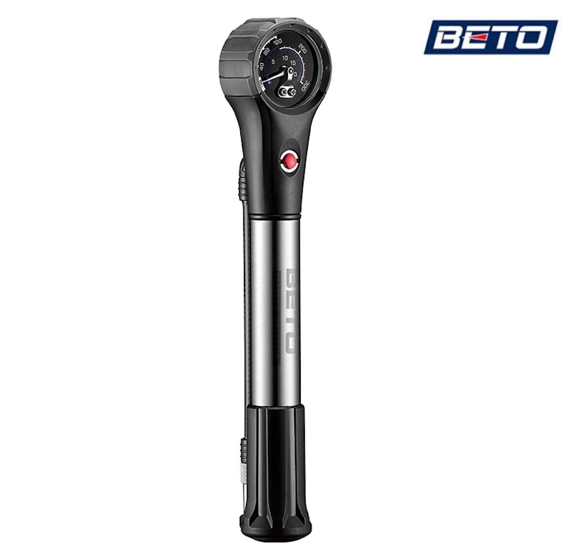 ベト（BETO） 空気いれ 自転車 携帯ポンプ 300psi圧力調整可能