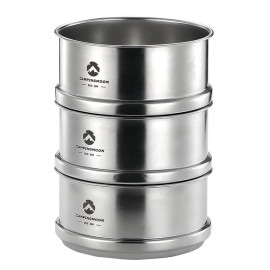 シェラせいろ シェラカップ 用 蒸し器 せいろ 点心 ミニセイロ ステンレス304 φ12cm用 3段 S362|クッキングツール
