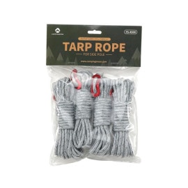 タープロープ4m サブポール 用 スペアロープ 4本セット FS-4500|タープ