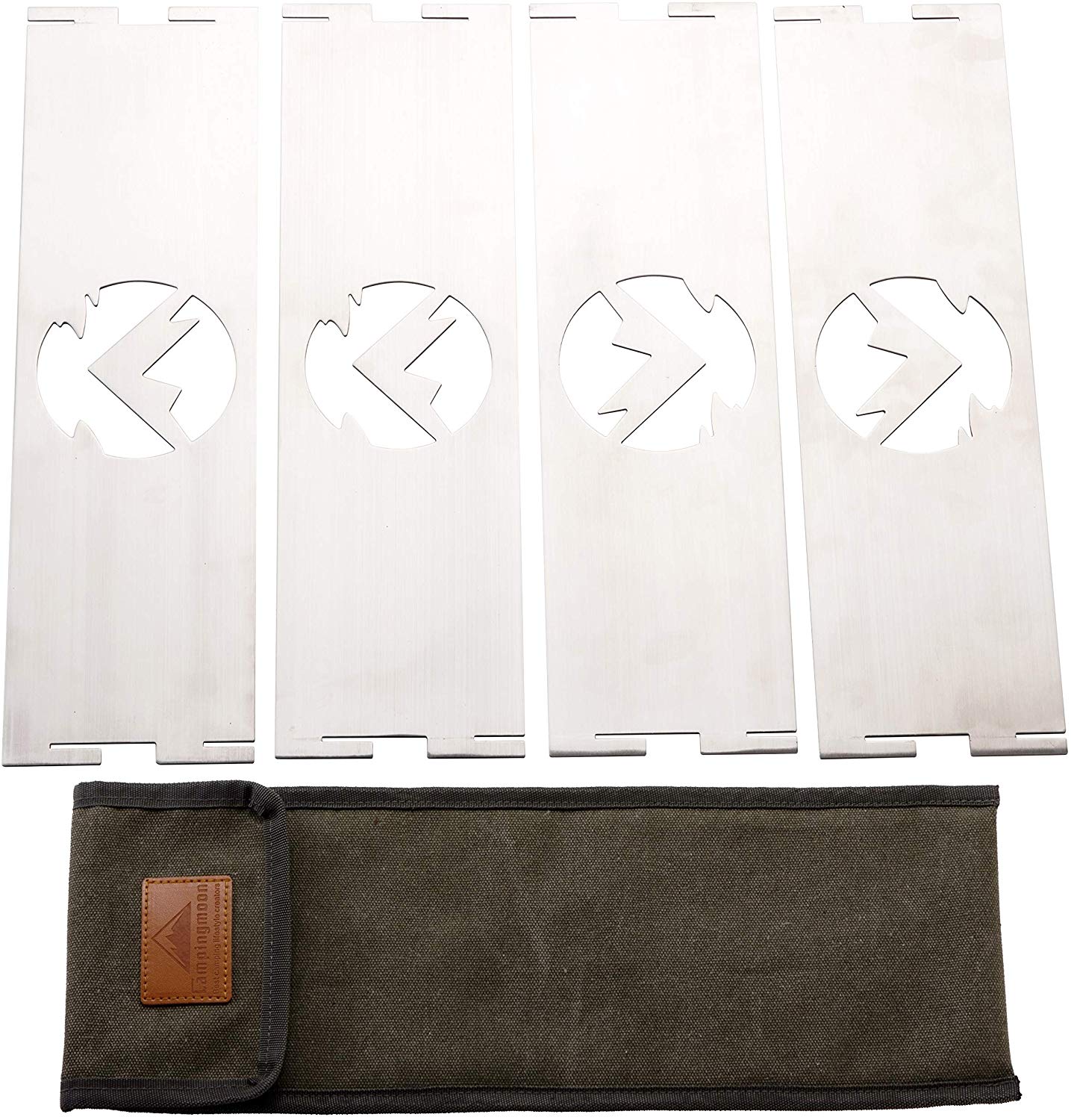 焚き火プレートL ステンレス製 ファイアープレート サークルプレート