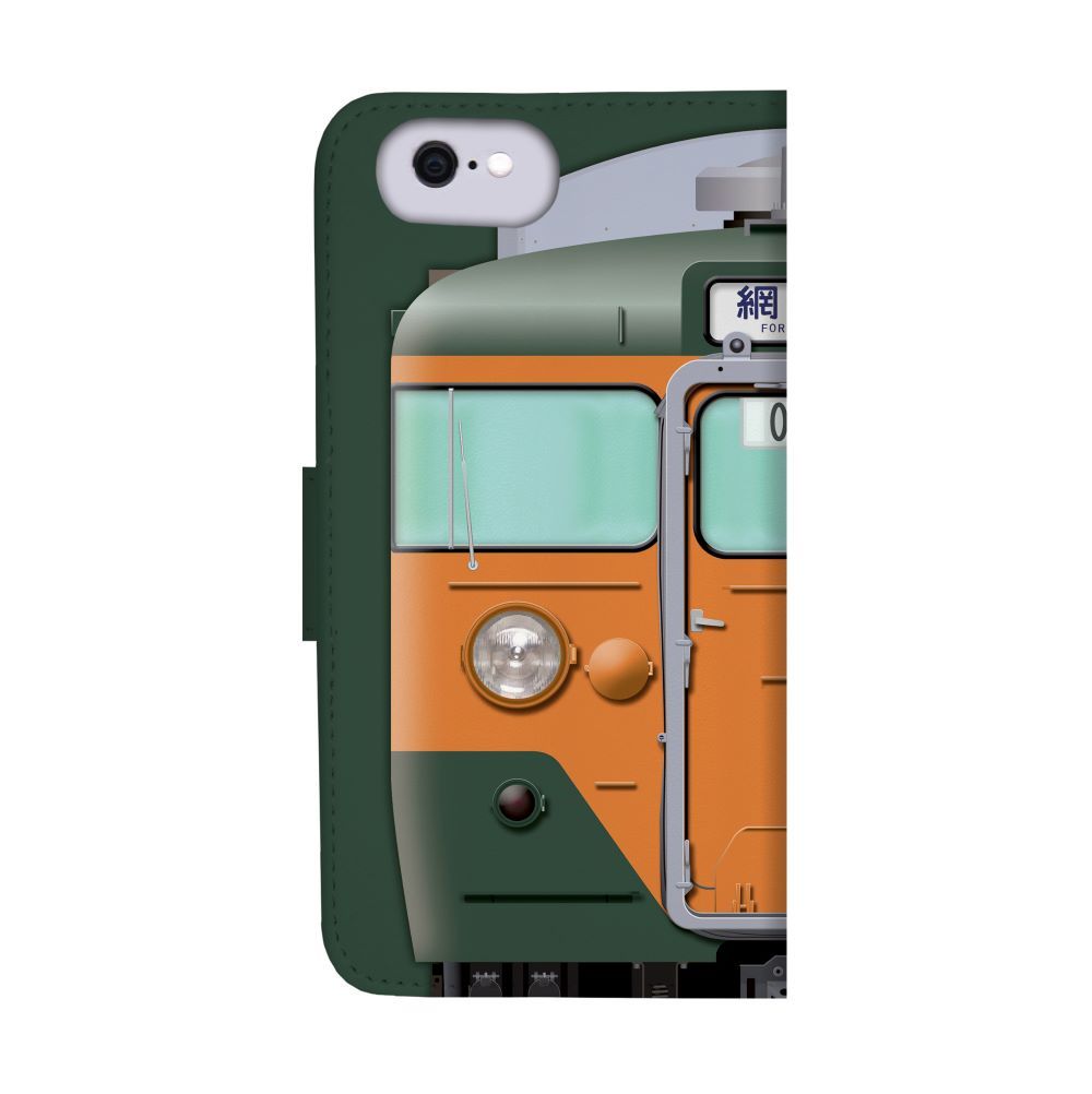 113系5000番台 湘南色 東海道・山陽線 鉄道スマホケース No.86