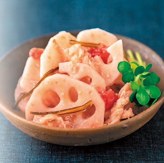 ケンコーマヨネーズ)　和彩万菜　蓮根と鶏肉の梅仕立て