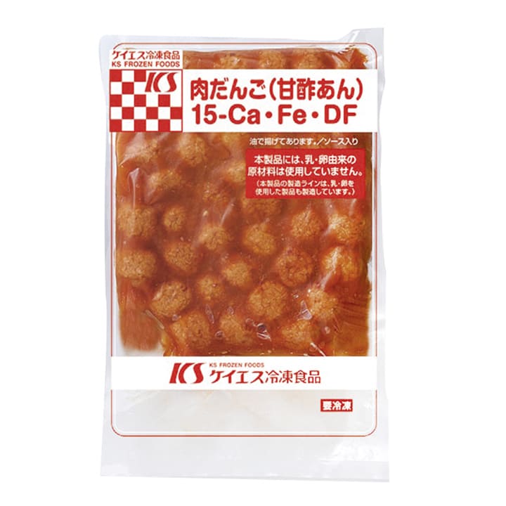 ケイエス冷凍）肉だんご（甘酢あん）15－Ca・Fe・DF900g