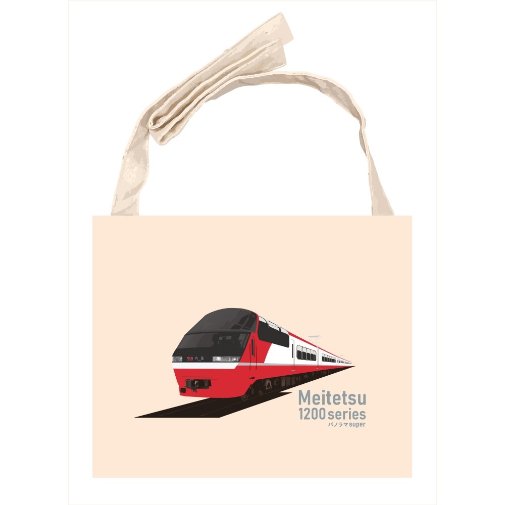 名鉄1200系 ◇「パノラマSuper」デザイン サコッシュ ＜名鉄カナエル