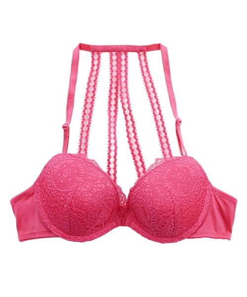 Lady バックデザインフロントホックブラジャー