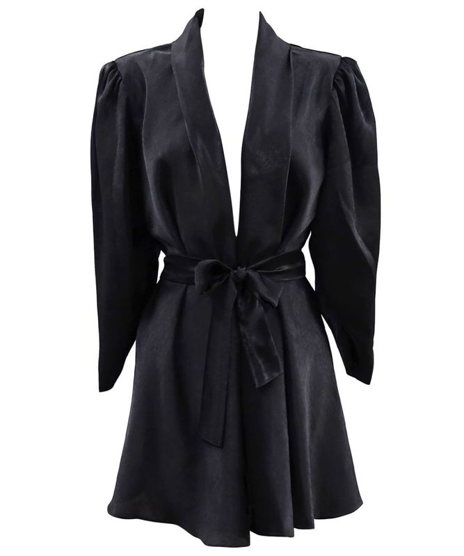 Sensual パワーショルダーガウン / Black