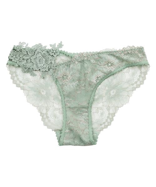 Romance アシンメトリーレースショーツ / Light Green