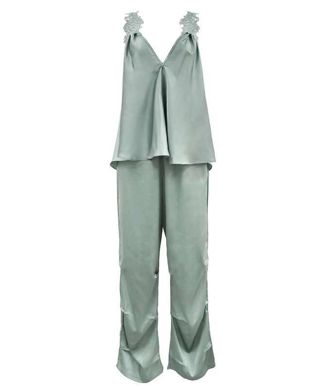 Romance ロングパンツセットアップ / Light Green