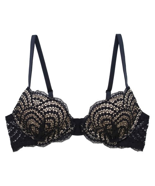 You モールドカッププランジブラジャー / Black