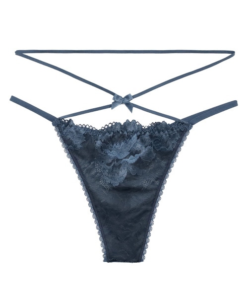 Mixing ストリングデザインレースソング / Dark Grey