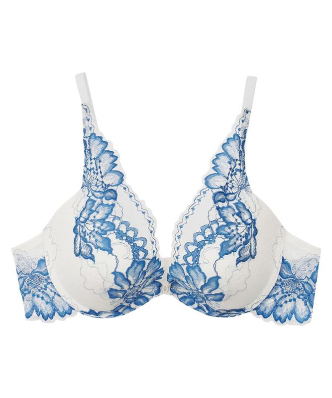 Femininity デコルテレースモールドカップブラジャー / Craem