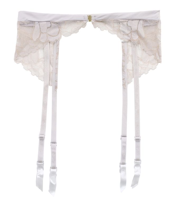 Whispers レースガーターベルト / Beige