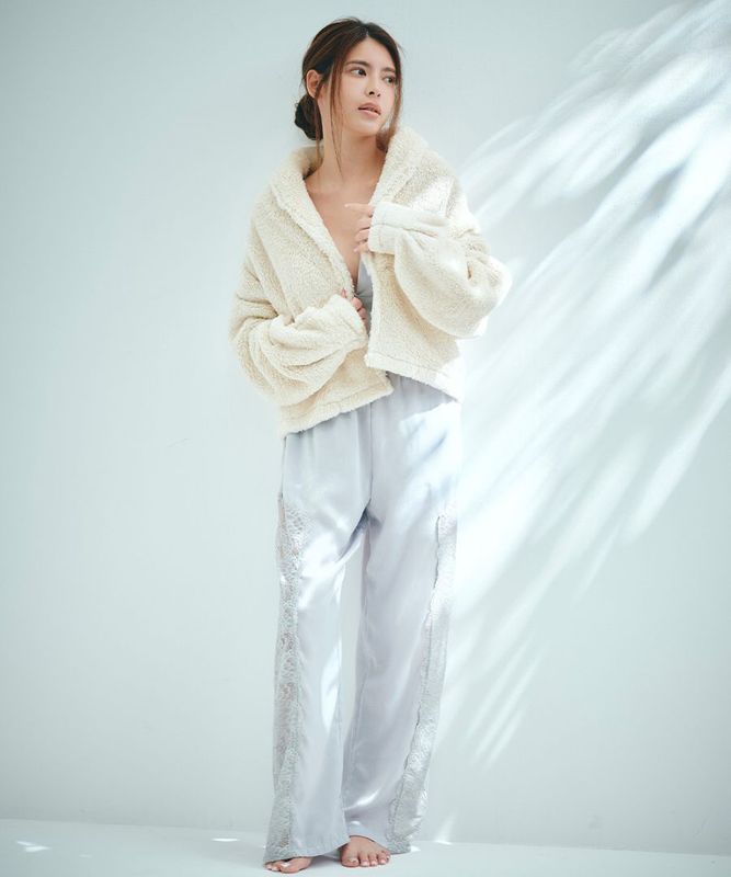 ショートボアガウン / Ivory