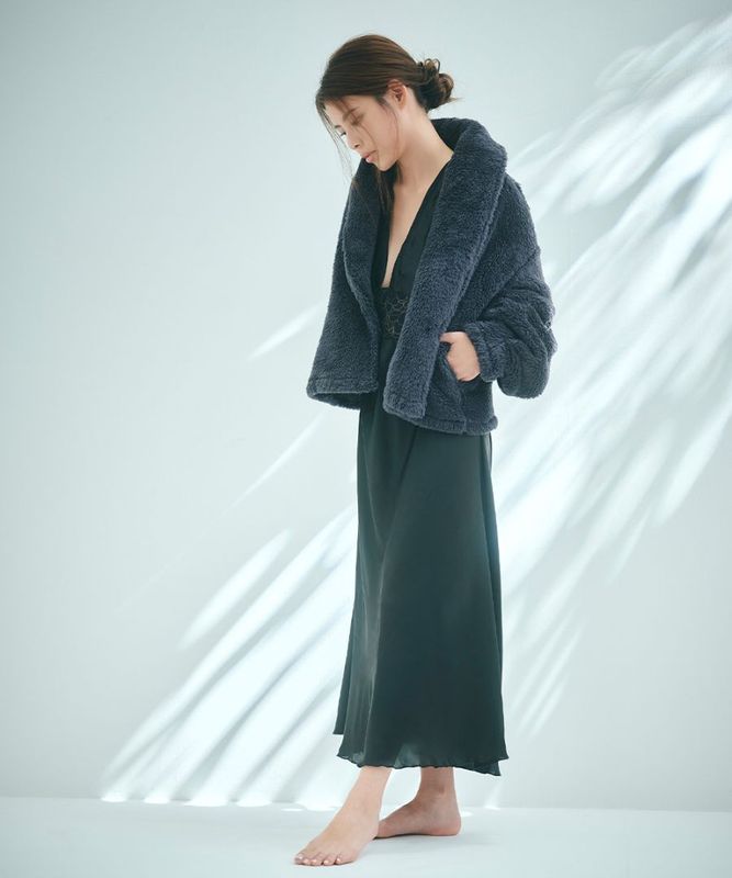 ショートボアガウン / Dark Grey