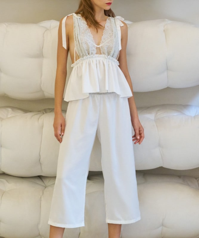 Love ロングパンツセットアップ / White