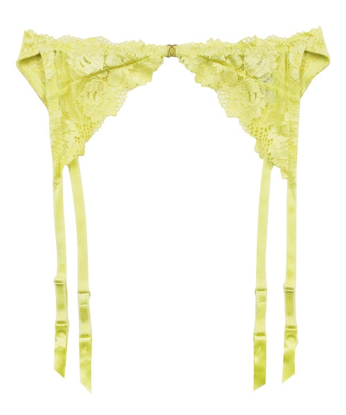 Mixing レースガーターベルト / Yellow