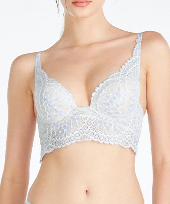 Luxurious モールドカップロングラインブラジャー / Blue