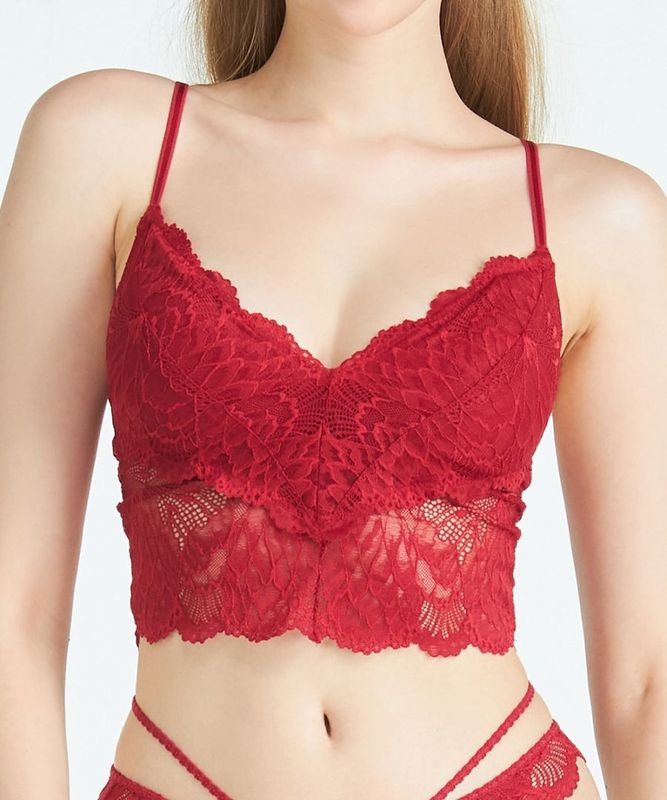 Amour カップ付きショートキャミ / Red