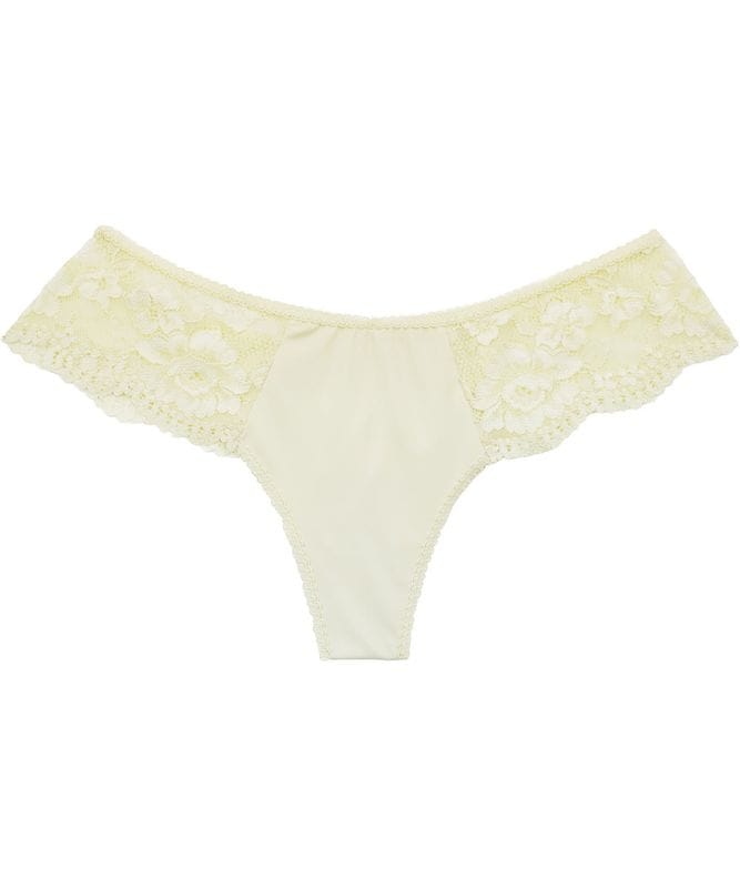 Cafe バックデザインショーツ / Light Yellow