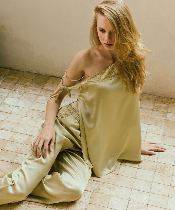 Harmony in Bloom ロングパンツセットアップ / Yellow