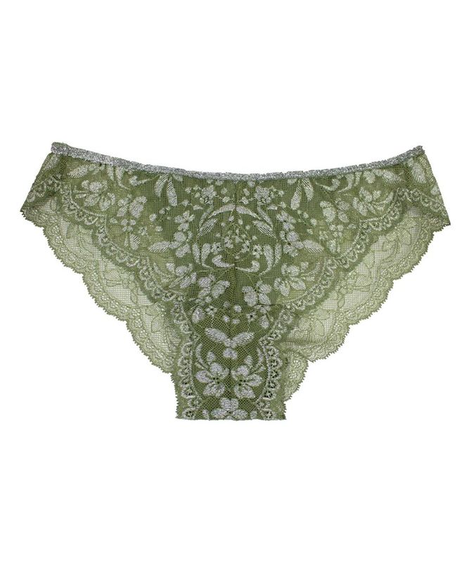 Silver Touch レースショーツ / Green