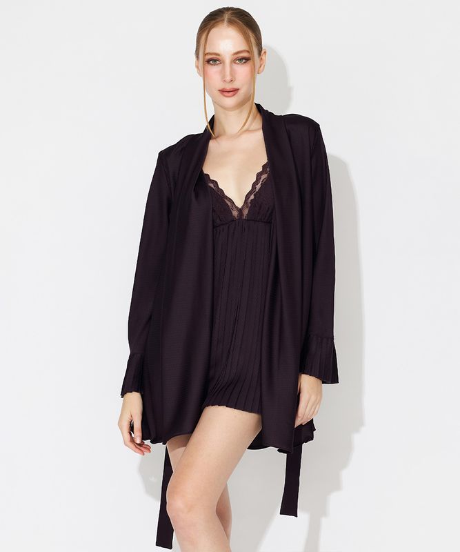 Signal サテンガウン / Purple