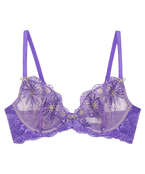 Spring ノンパテッドブラジャー / Violet