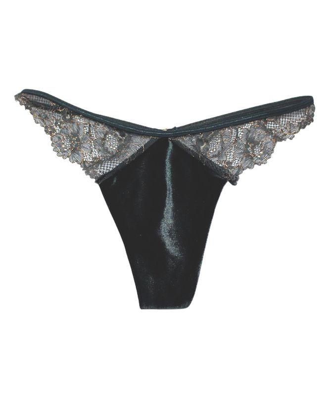 【予約】Forget Me Not ベロア×レースソング / Grey