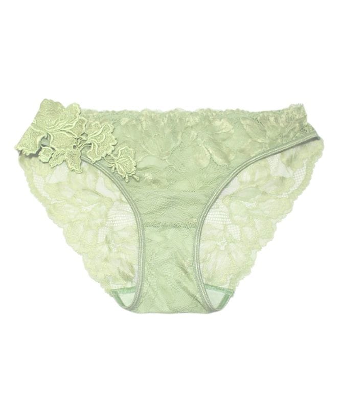 【予約】Eucalyptus モチーフレースショーツ / Light Green