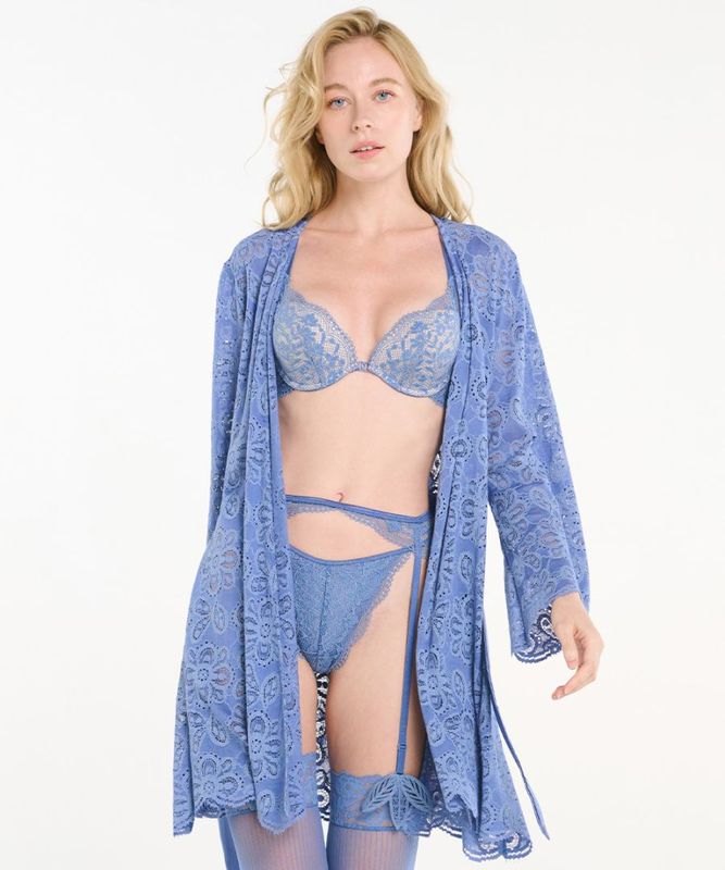 【予約】Daphne レースガウン / Blue