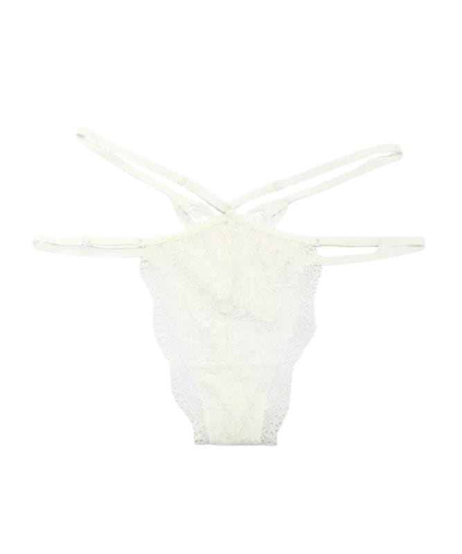 【予約】Daphne モチーフレースストリングデザインソング / Off White