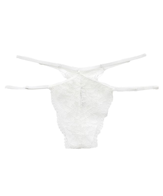 Daphne モチーフレースストリングデザインソング / Off White