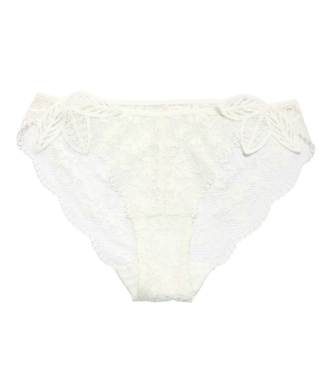 【予約】Daphne モチーフレースショーツ / Off White