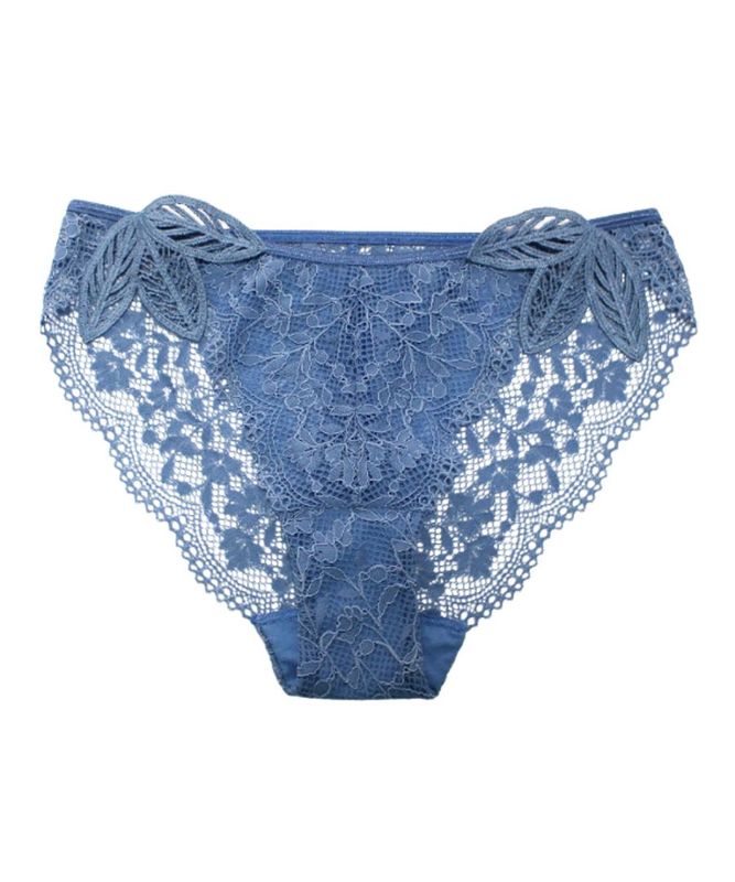 【予約】Daphne モチーフレースショーツ / Blue