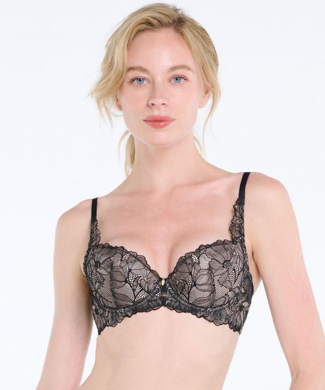 【予約】Champagne Rose デコルテメイクブラジャー / Black