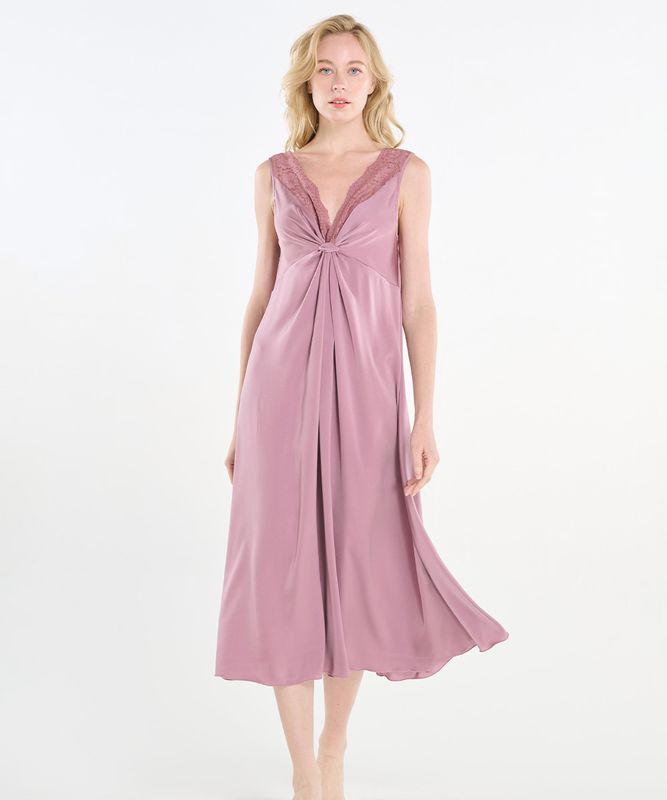 【予約】Belladonna ギャザーロングドレス / Purple