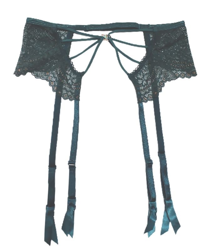 【予約】Amaryllis レースガーターベルト / Green