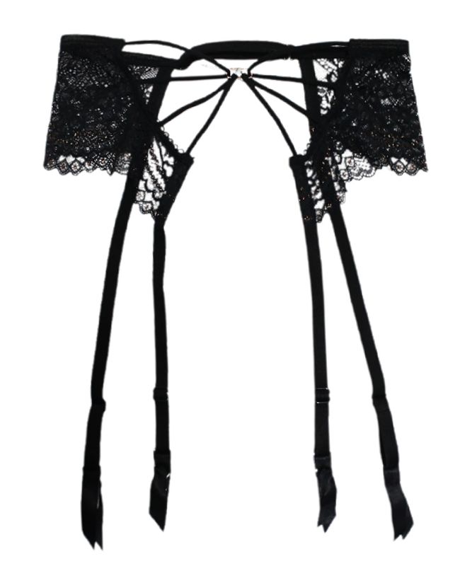 【予約】Amaryllis レースガーターベルト / Black