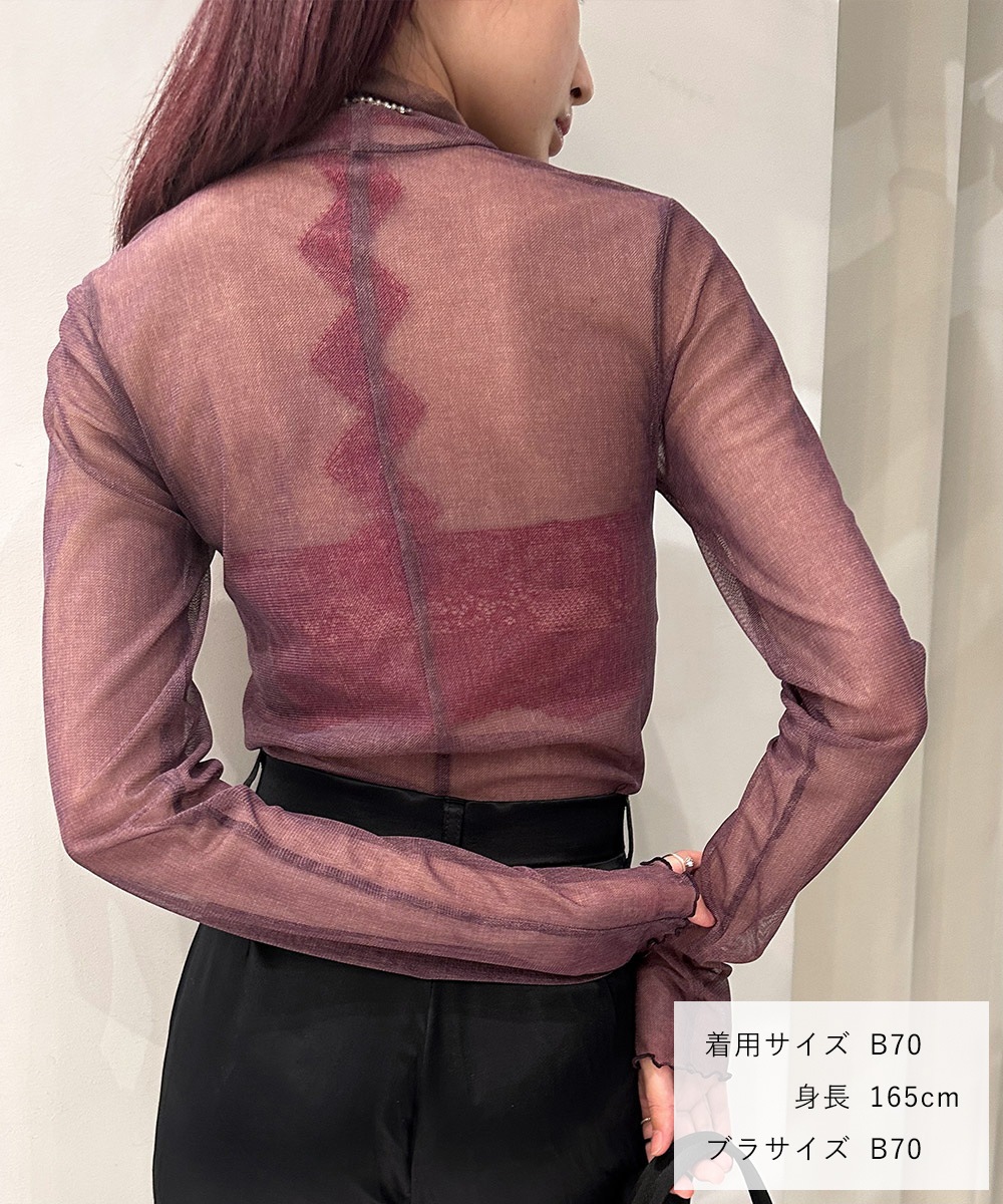 Zigzag2 バックモチーフロングラインブラジャー