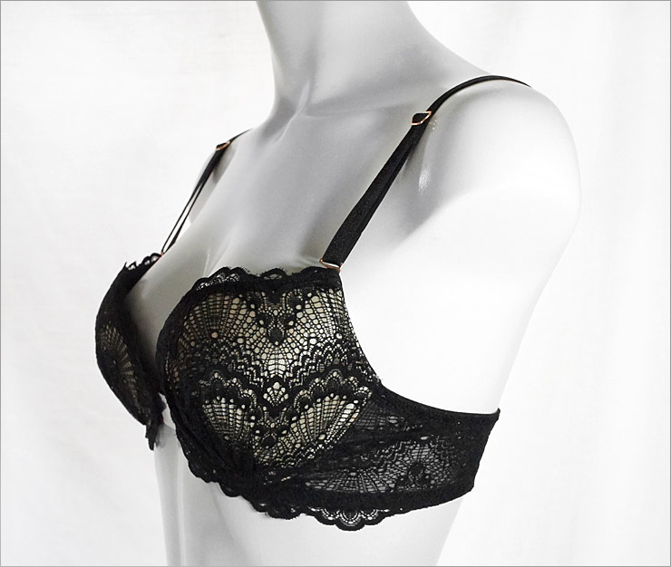 Party ストラップレス3/4カップブラジャー