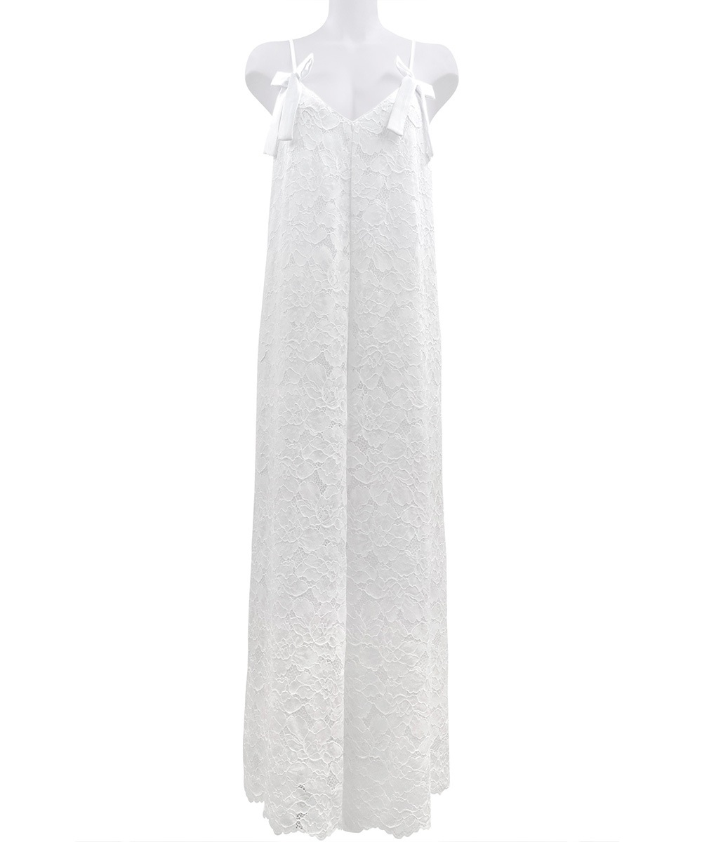 Melodie レースコンビネゾン / White