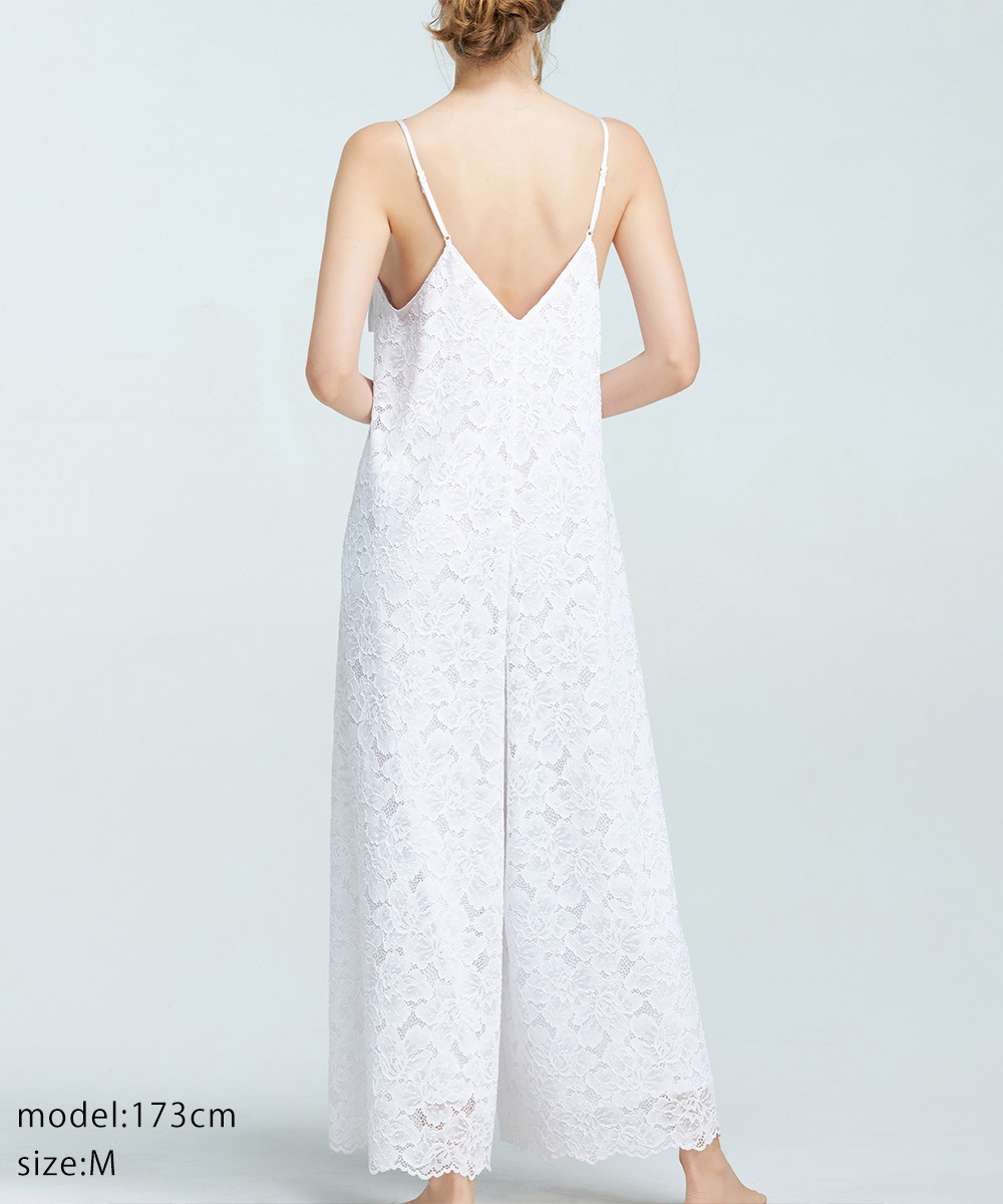 Melodie レースコンビネゾン / White