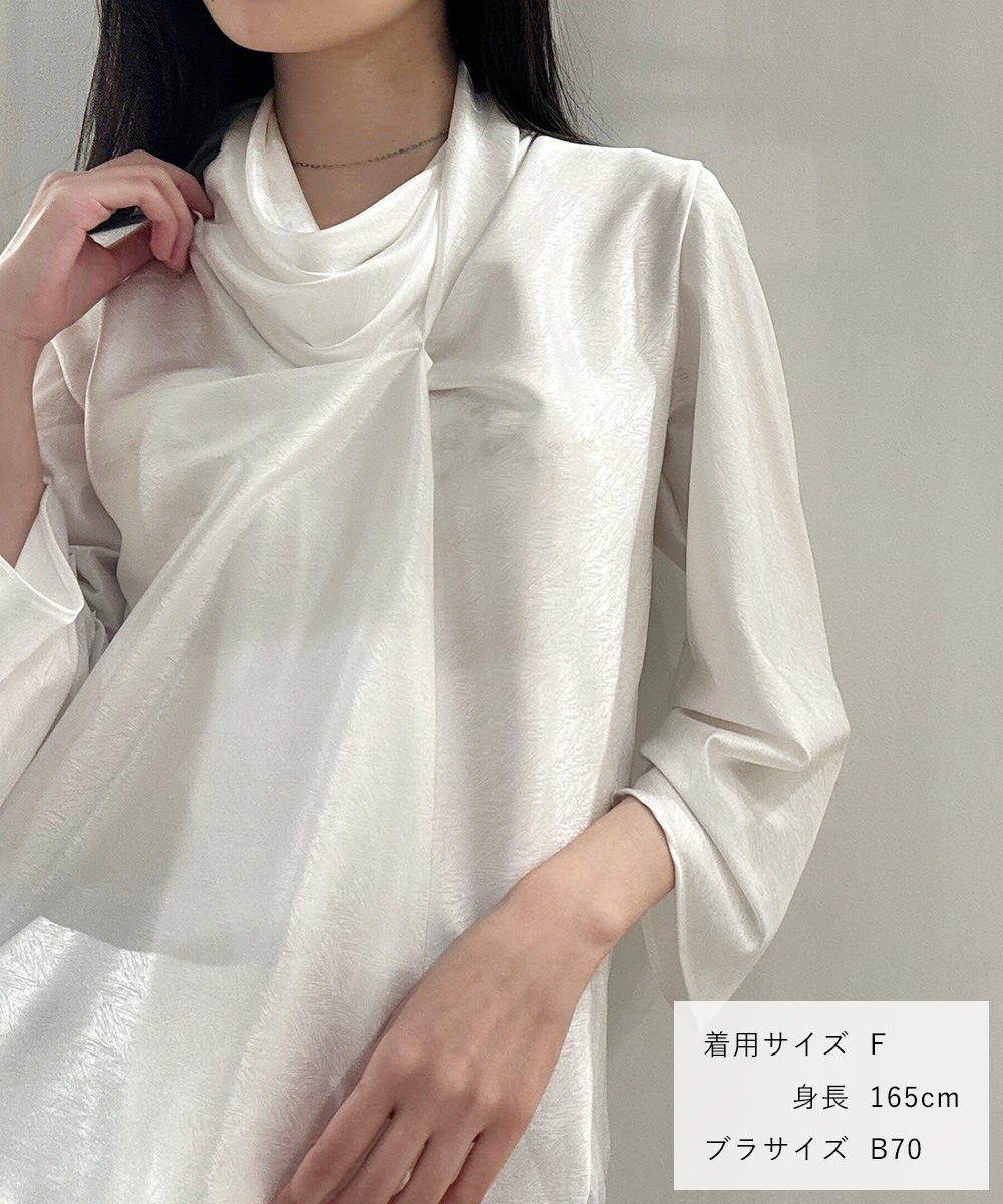 Grace ボウタイライクガウン / Off White