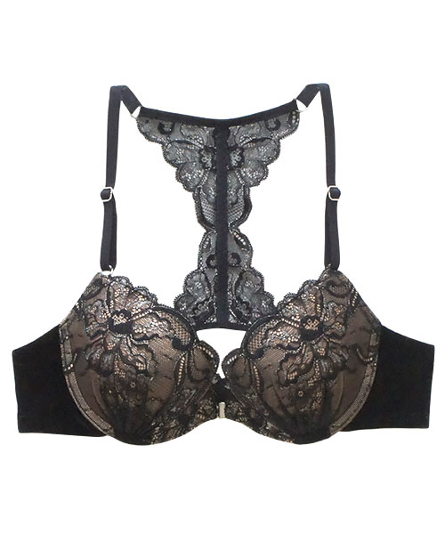Velvet 3/4カップフロントホックブラジャー