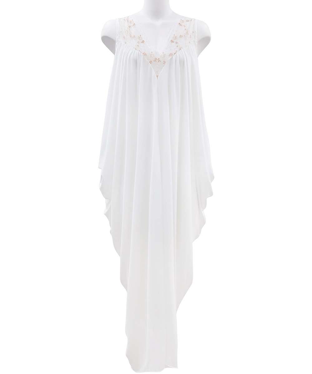 Grace ドレープデザインロングドレス / Off White