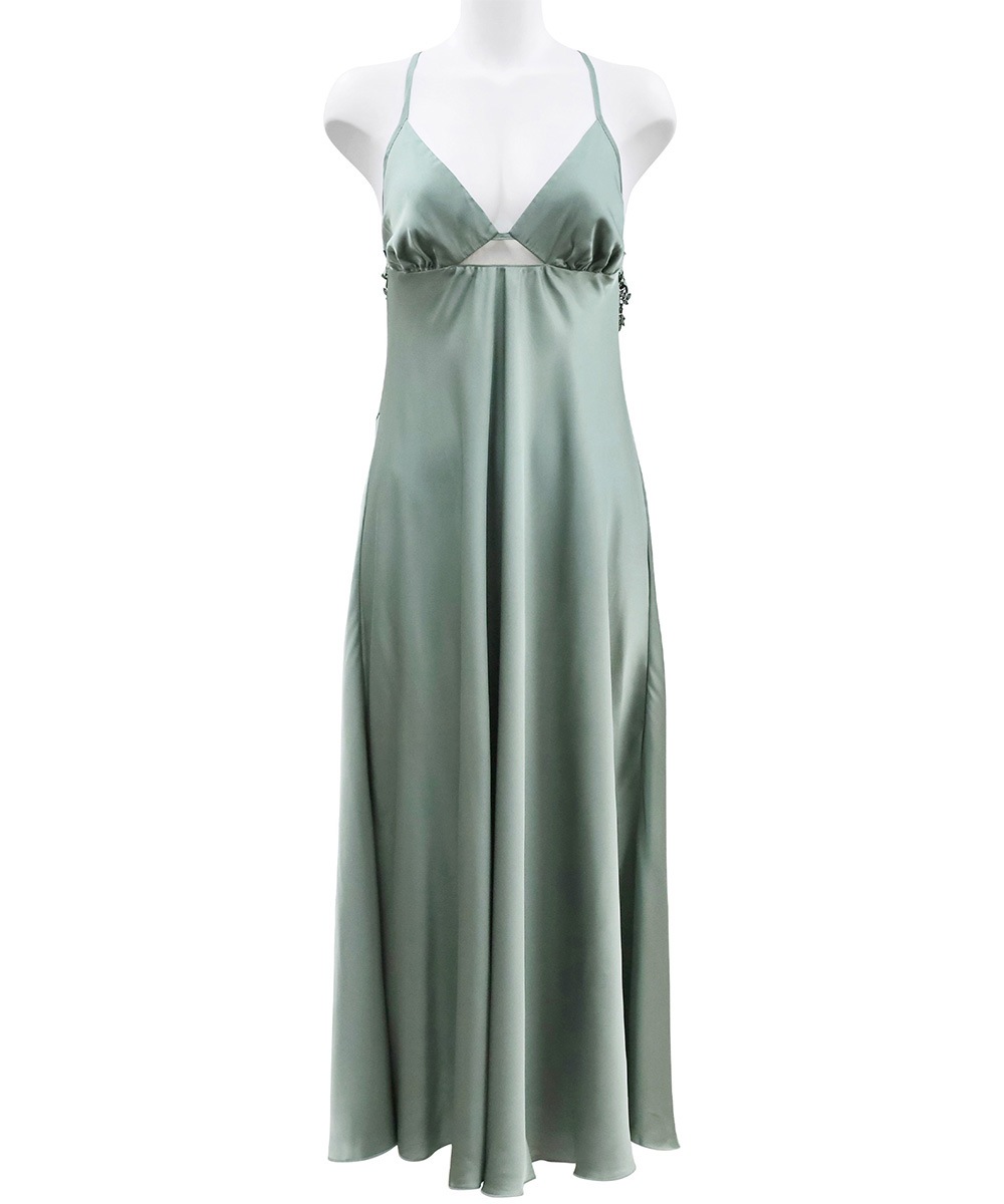 Romance バックオープンロングドレス