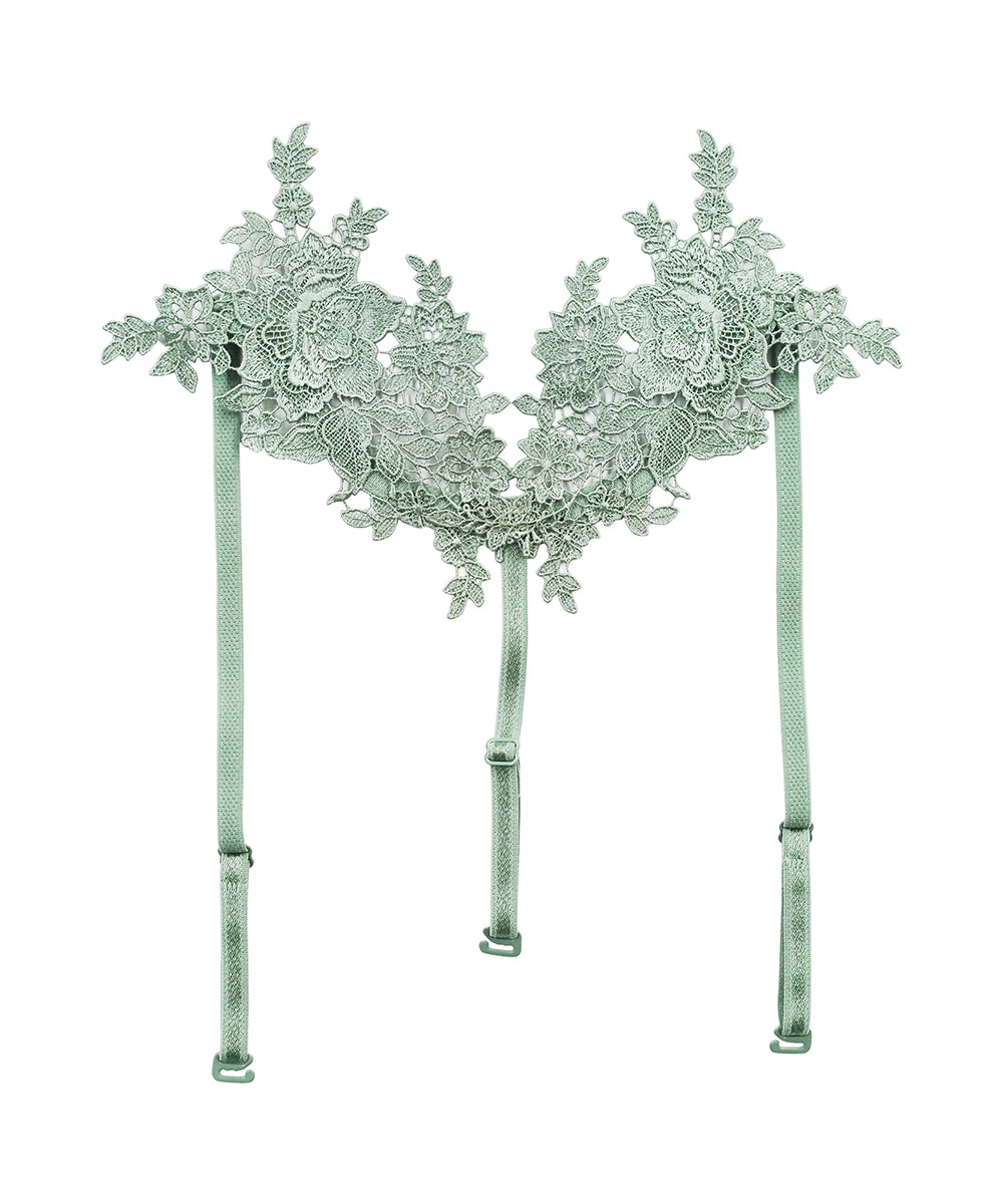 Romance チョーカー付きデコルテメイクブラジャー / Light green